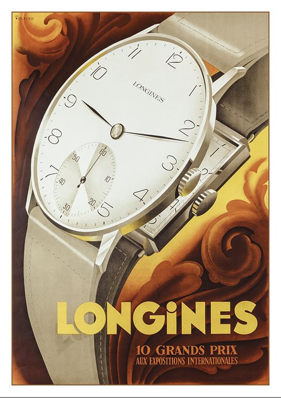 A 10573 LONGINES Poster by Ren Bleuer 1942