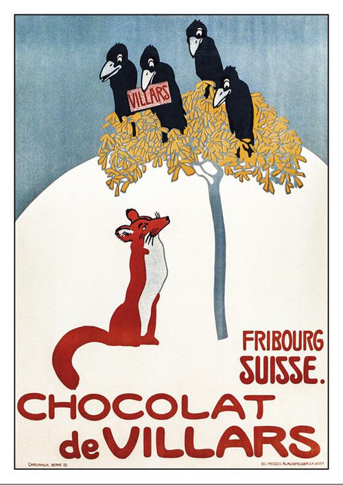 CHOCOLAT DE VILLARS - Poster by Emil Cardinaux - 1905