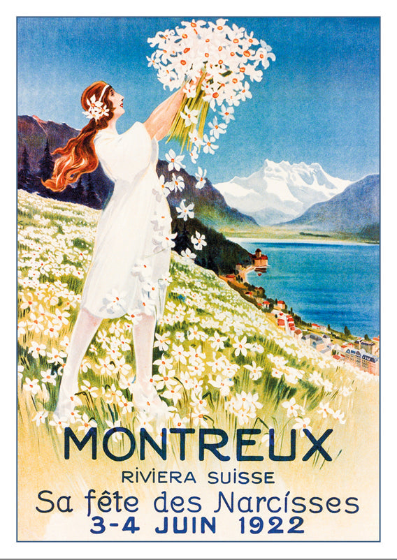 10771 - MONTREUX - FÊTE DES NARCISSES - Affiche de 1922