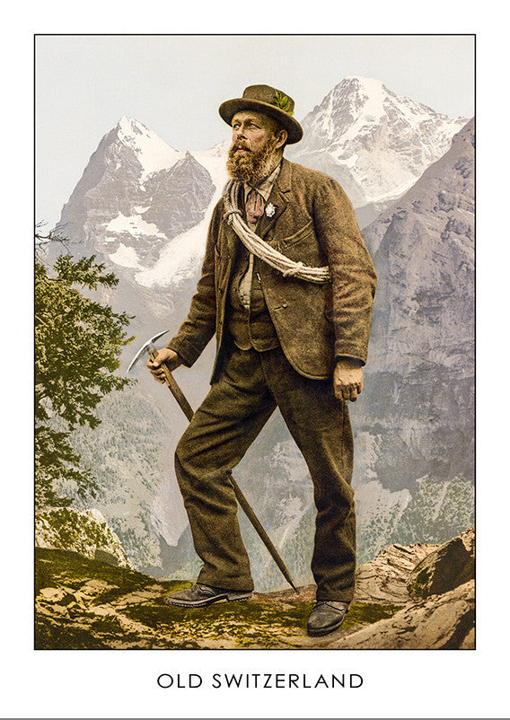 13049 - Guide de montagne - Photochrom - 1901, Suisse