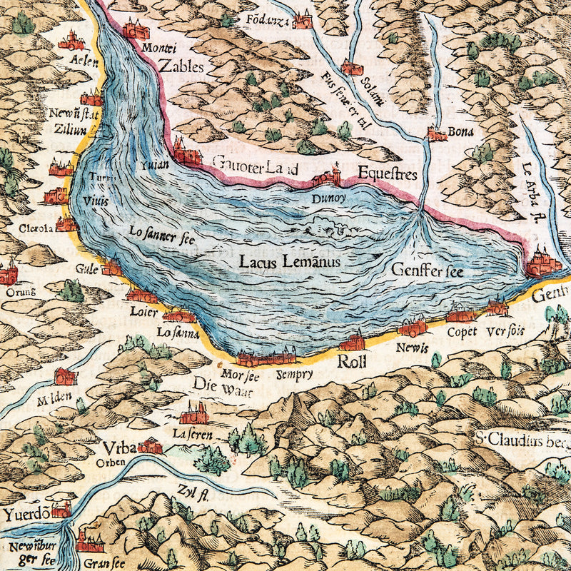 70294 - Cartes suisses - "Du Lac de Leman", Suisse