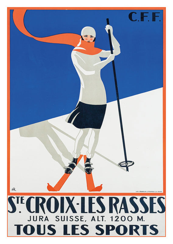 A-10794 - SAINTE CROIX LES RASSES - Poster by H. R. - 1922