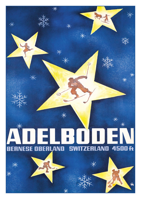 A-10799 - ADELBODEN - Poster by Alex Walter Diggelmann - 1933