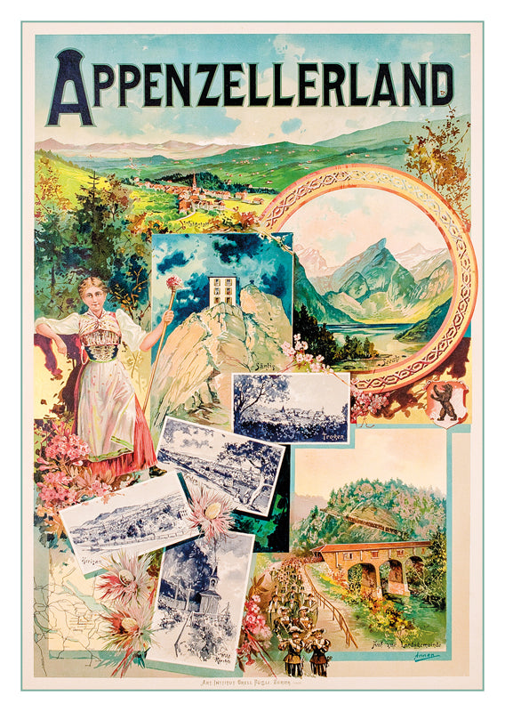 A-10801 - APPENZELLERLAND - Poster by Melchior Annen - 1907