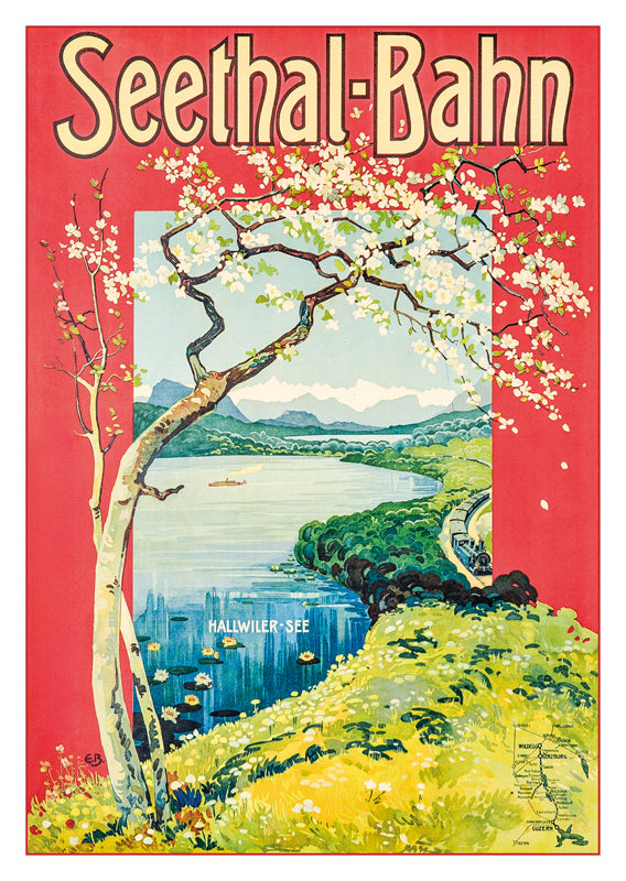 A-10802 - SEETHAL-BAHN - Poster by E.B. about 1905