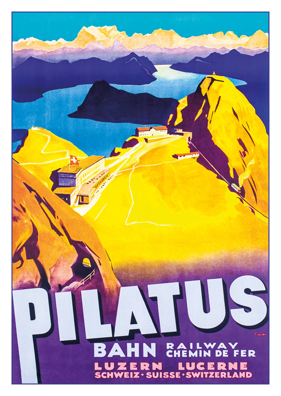 A-10823 - PILATUS - Poster by Otto Ernst - 1934