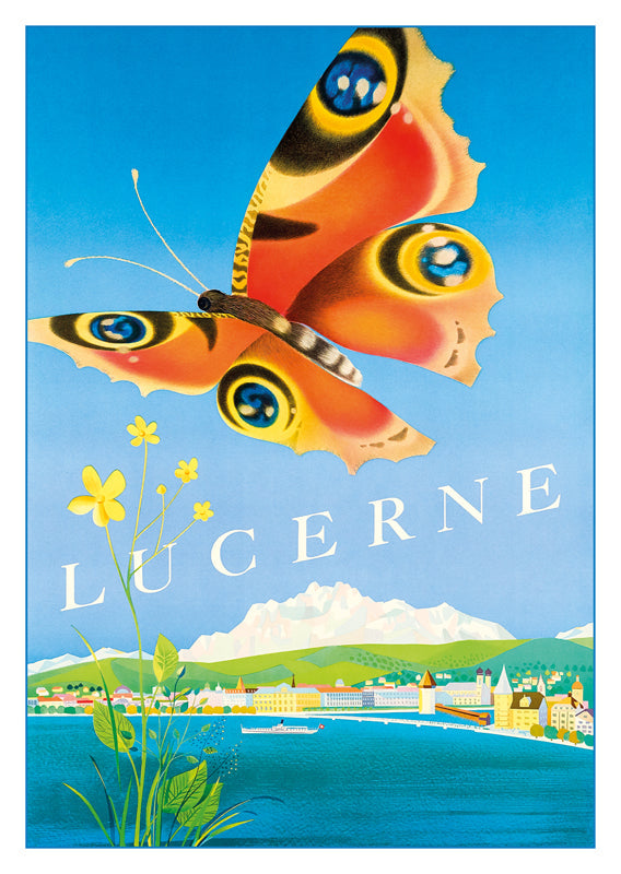 A-10835 - LUCERNE - Poster by Magoni et Schmidlin about 1950