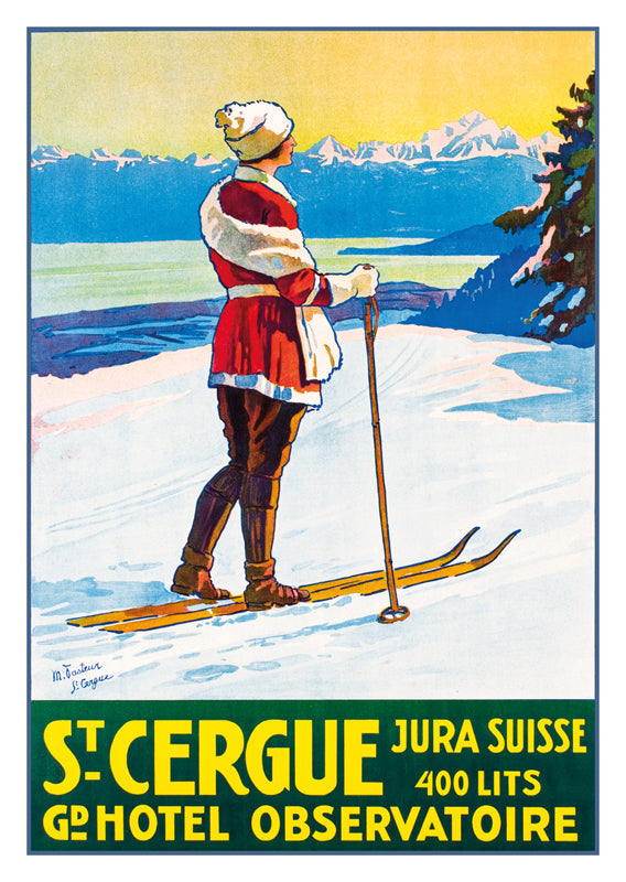 A-10843 - ST-CERGUE - Poster by M. Pasteur about 1925