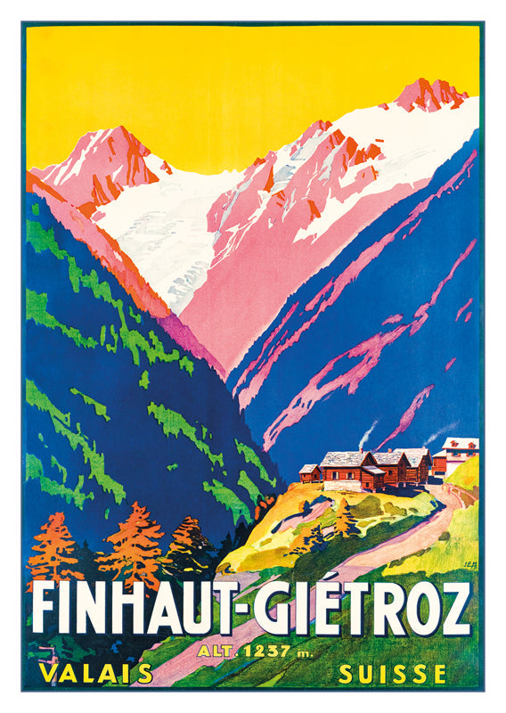 A-10846 - FINHAUT-GIÉTROZ - Poster by Johannes Emil Müller - 1934