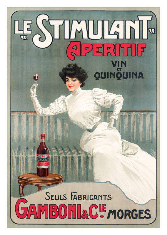 A-10854 - LE STIMULANT APÉRITIF - MORGES - Poster about 1910