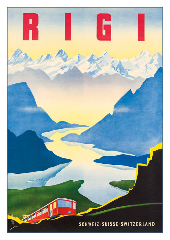 A-10855 - RIGI - Poster by Martin Peikert - 1937