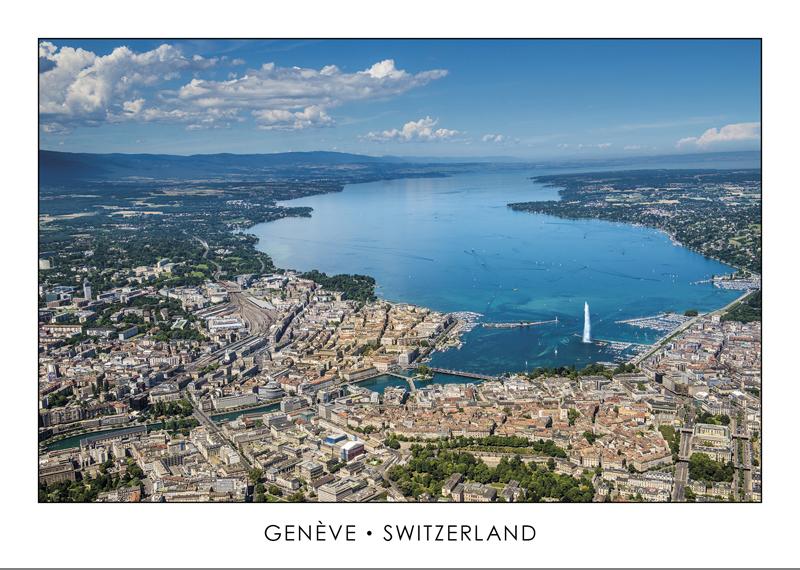 Genève vue aérienne