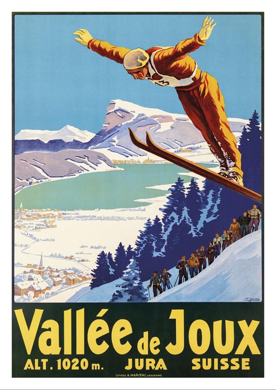 VALLÉE DE JOUX - Poster by Johann Emil Müller - 1930