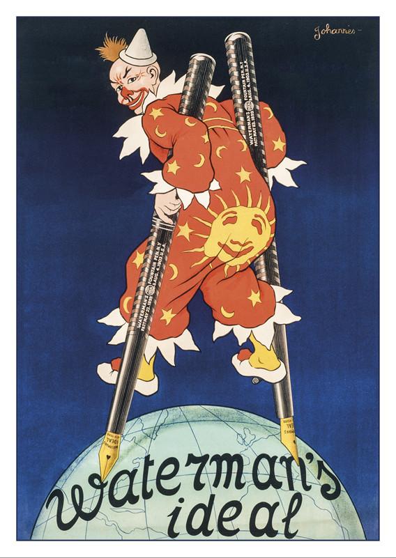 WATERMAN’S - Poster by Johannes - About 1910