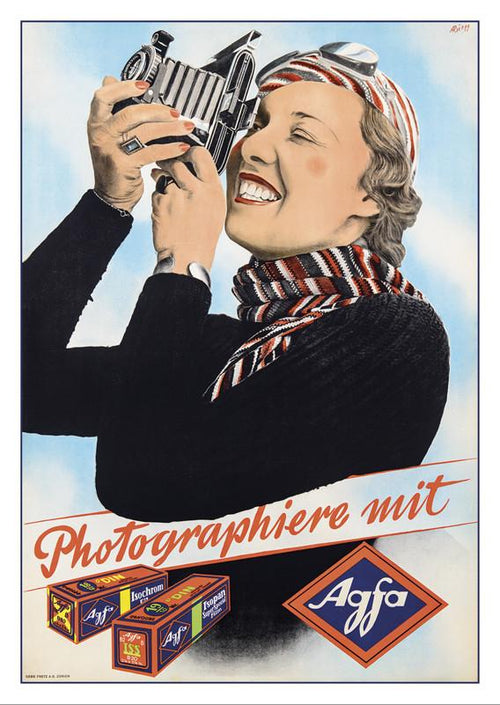 AGFA Poster by Albert Ruegg - 1937