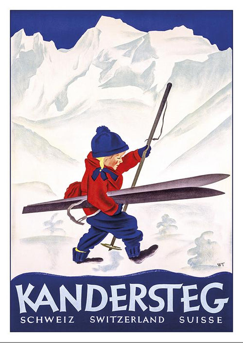 KANDERSTEG - Poster by Willi Trapp - 1933