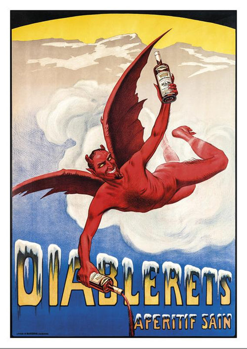 DIABLERETS - APÉRITIF - Poster by Frédéric Rouge about 1928