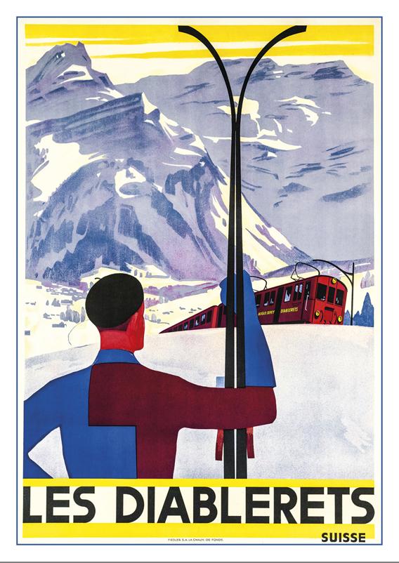 LES DIABLERETS - Poster about 1930