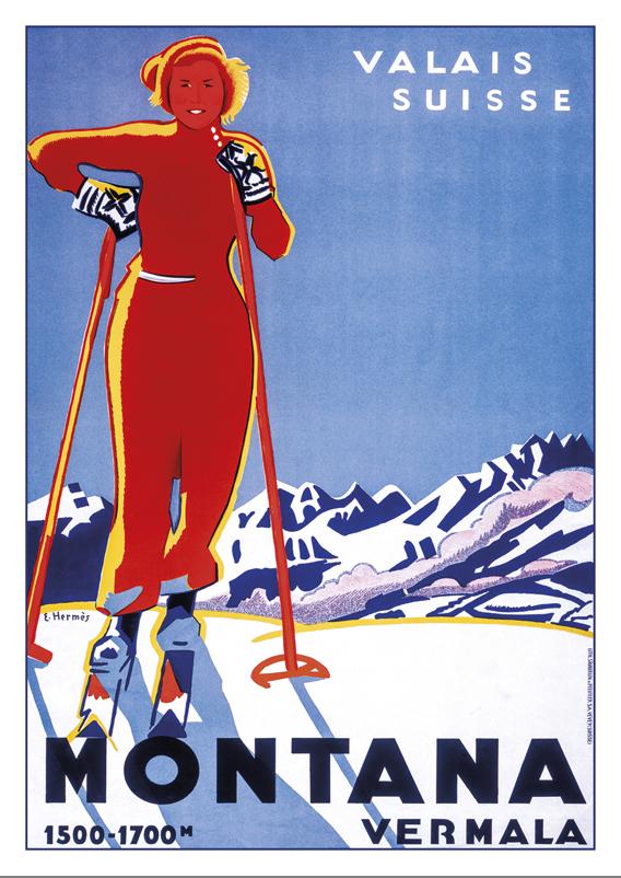 MONTANA - VERMALA - Poster by Eric Hermès - 1933