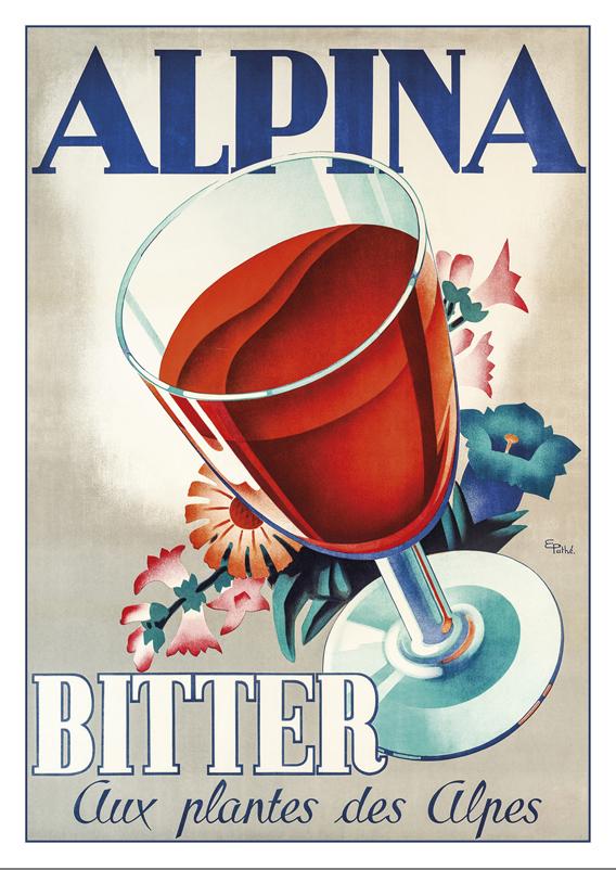 ALPINA - Poster by Eugene Patkevitch about 1938