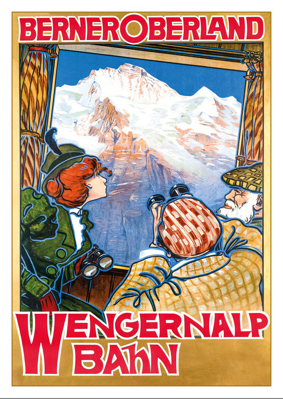 A-10735 - WENGERALP BAHN - Poster about 1910