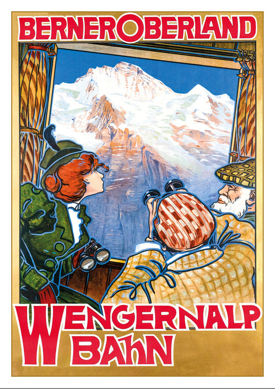 A-10735 - WENGERALP BAHN - Poster about 1910