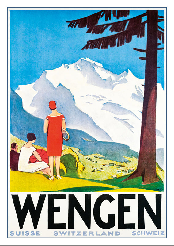 A-10739 - WENGEN - Poster by Otto Ernst about 1925