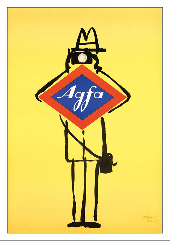 A-10740 - AGFA - Poster by Herbert Leupin - 1956