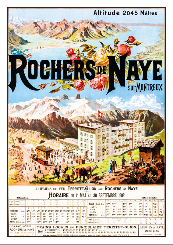 10748 - ROCHERS DE NAYE - Affiche d'Anton Reckziegel - 1902
