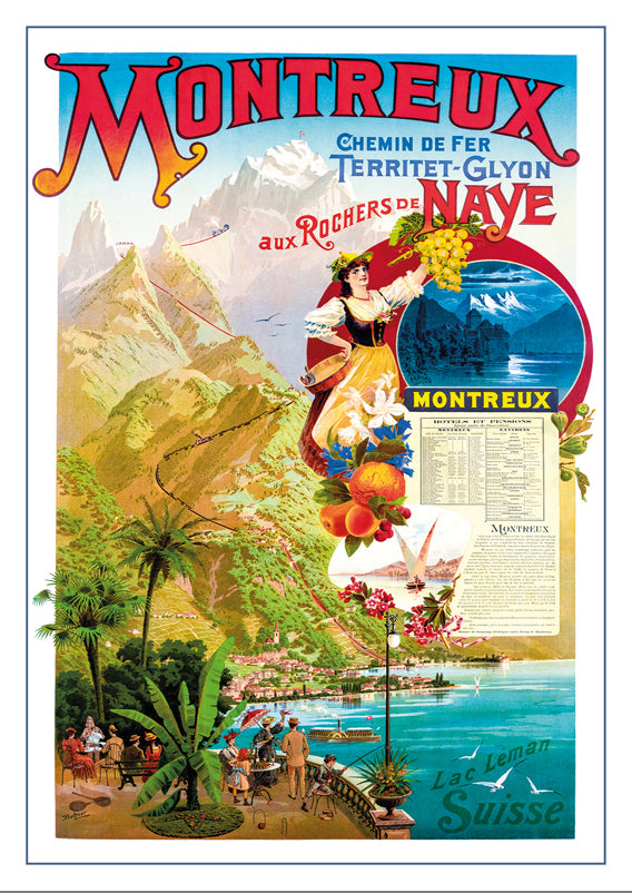 10751 - MONTREUX - Affiche de Peter Balzer vers 1893