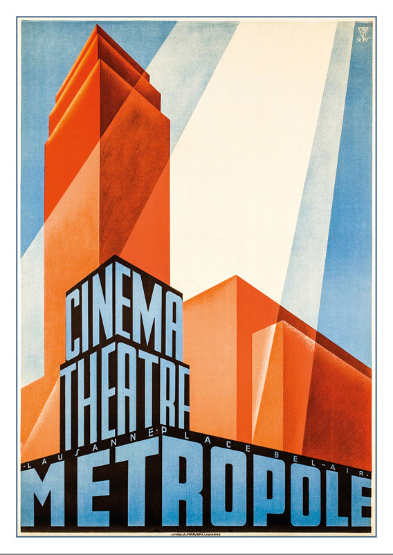 A-10759 - MÉTROPOLE - LAUSANNE - Poster by 1931