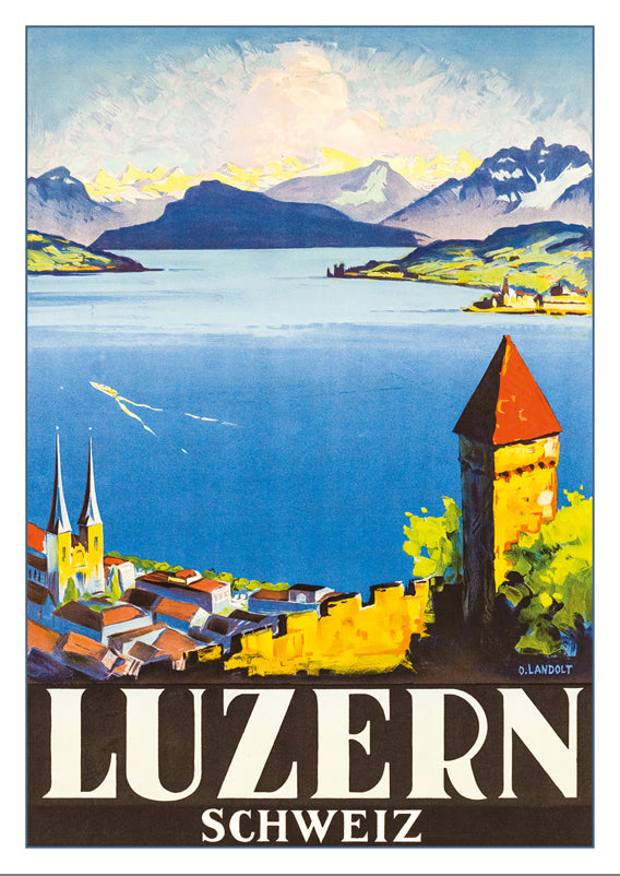 A-10775 - LUZERN - Poster by Otto Landolt about 1930