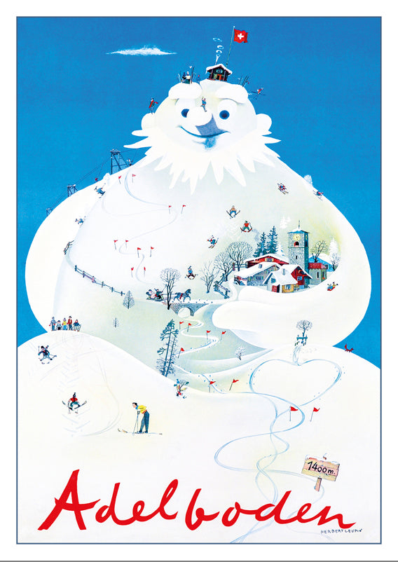 10783 - ADELBODEN - Affiche d'Herbert Leupin - 1947