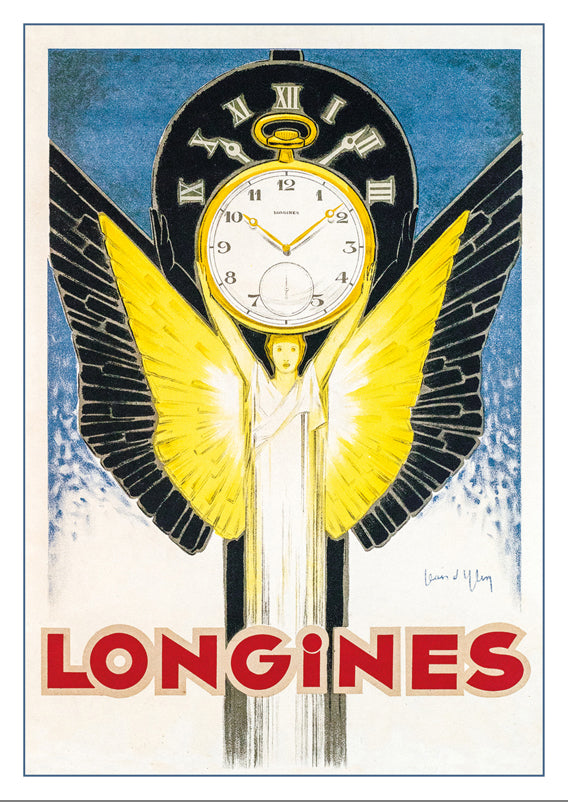 10785 - LONGINES - Plakat von Jean d'Ylen um 1925