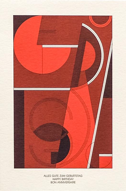 02-1.115 - Happy Birthday Art Deco