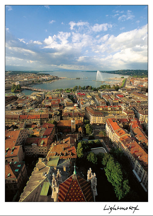 Geneva - View from St. Peter's Cathedral, Switzerland