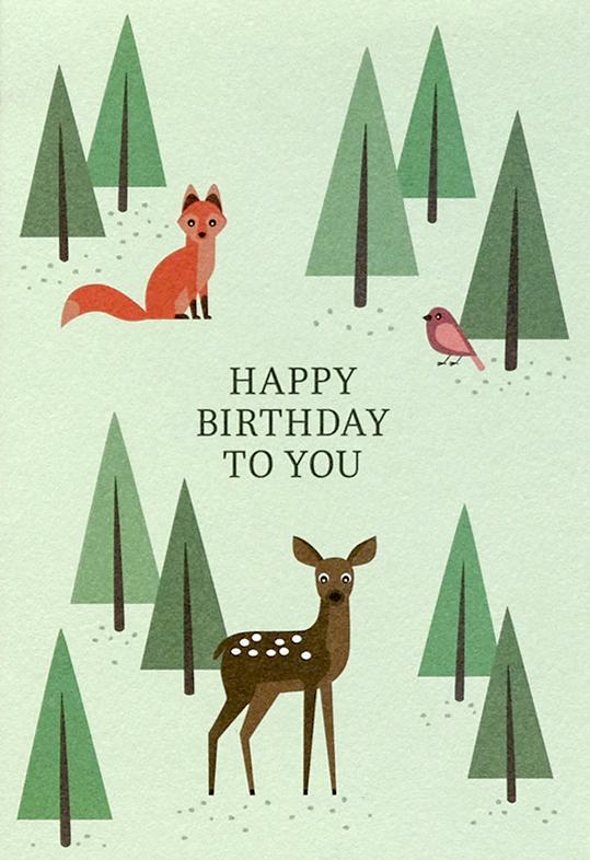 02-1.165 - Happy Birthday Bambi & Fox