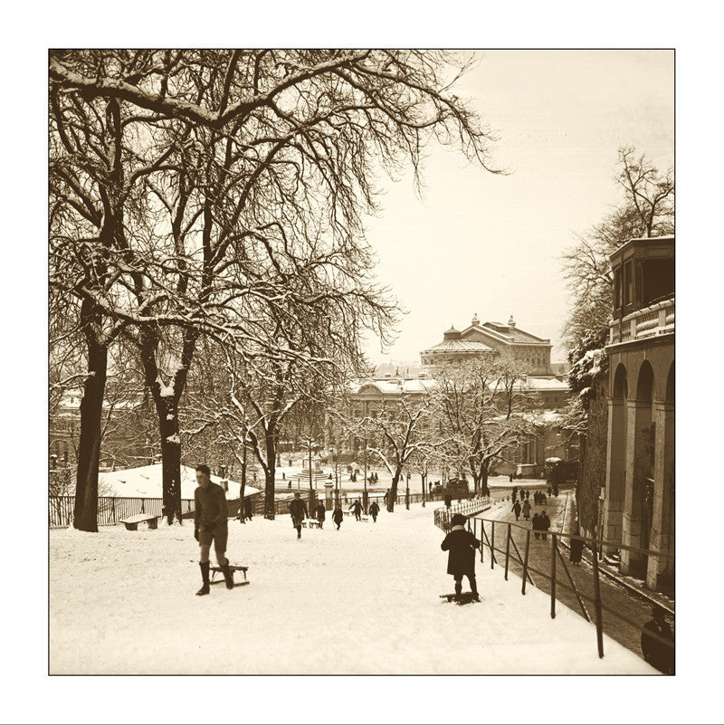 Geneva, la Treille vers 1920, Switzerland