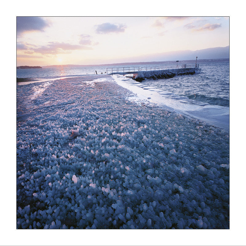 Frozen landing stage