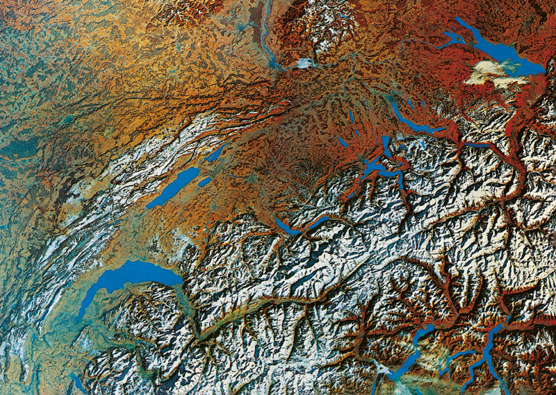 09-6575 - Satellite view of 1972, Switzerland
