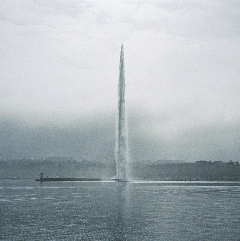 Carte de voeux de Geneva - Le Jet-d'eau (140 m), Switzerland