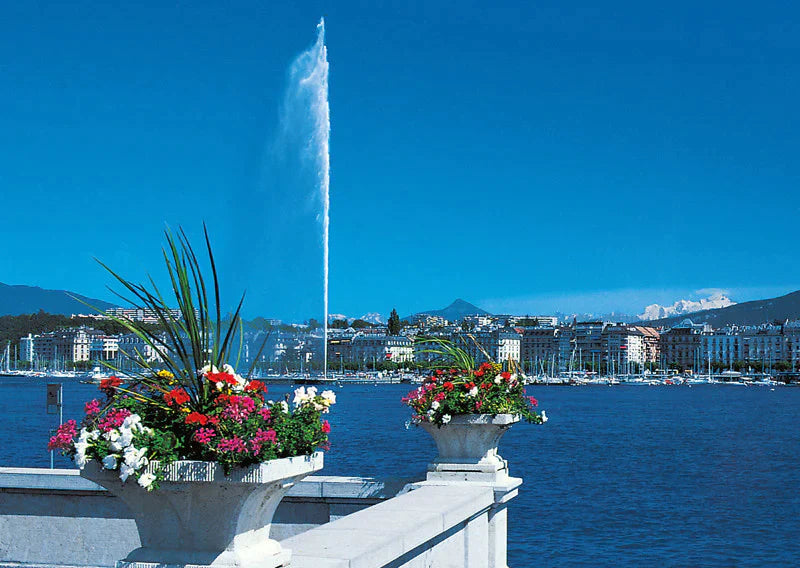 Geneva and the Mont-Blanc
